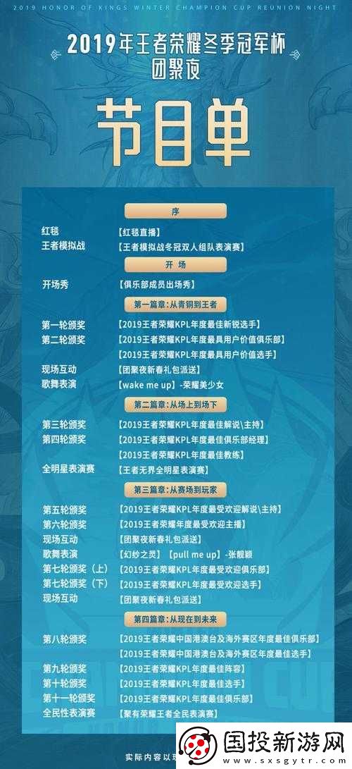 1月4日冬季冠軍杯總決賽和1月5日冬冠團(tuán)聚夜活動-哪個城市將舉辦