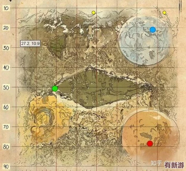 方舟生存進(jìn)化探索：揭秘三大泰坦神秘棲息地圖位置與生態(tài)奧秘