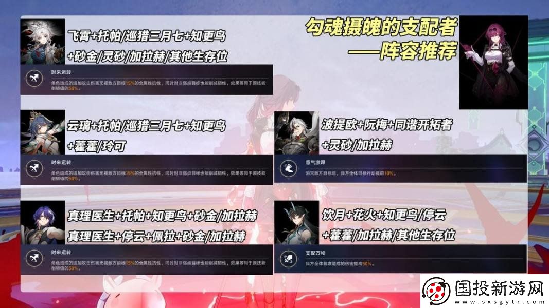 崩壞星穹鐵道2.6卡芙卡怎么配隊(duì)